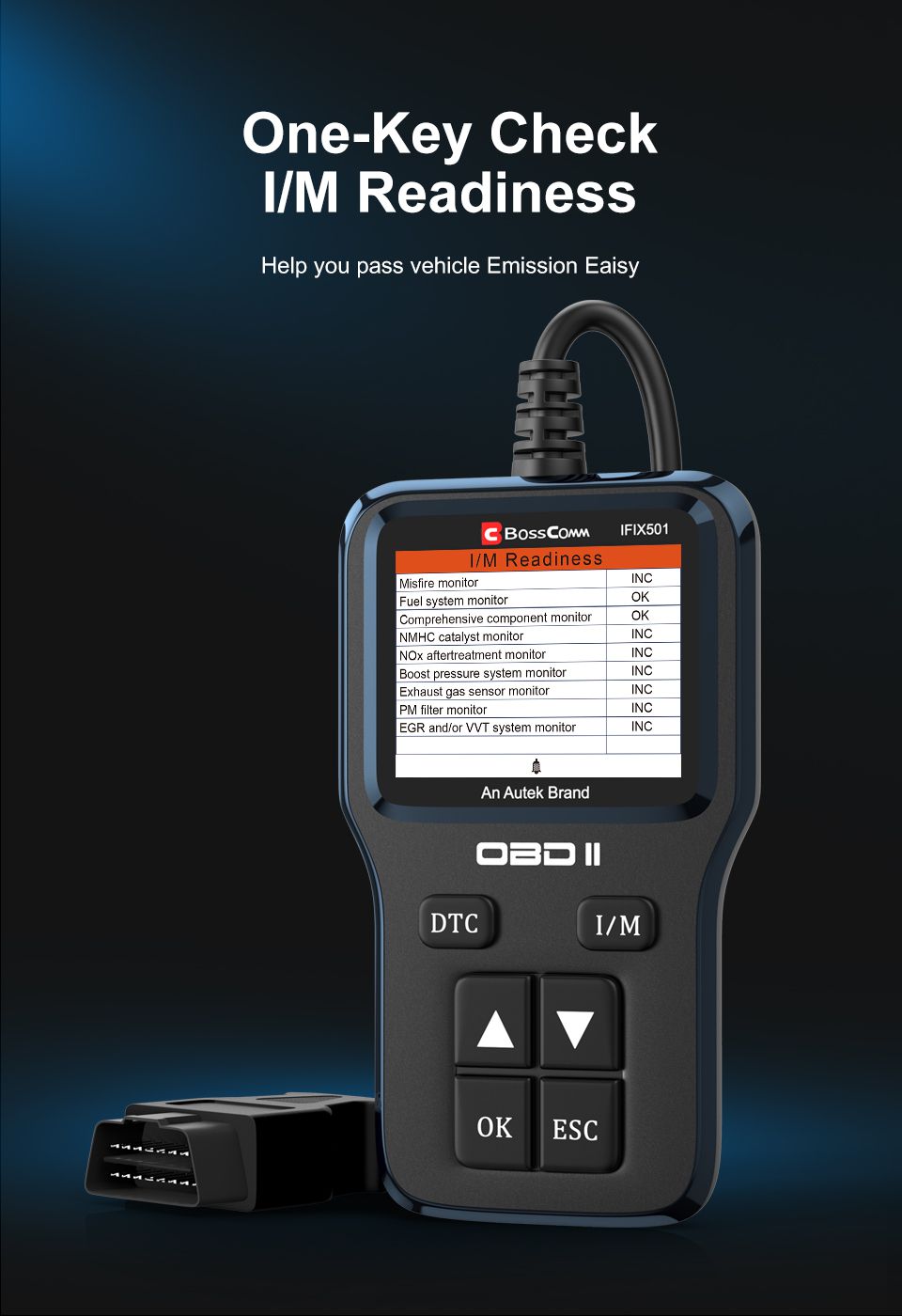 Autek IFIX501 OBD2 Automotive Scanner