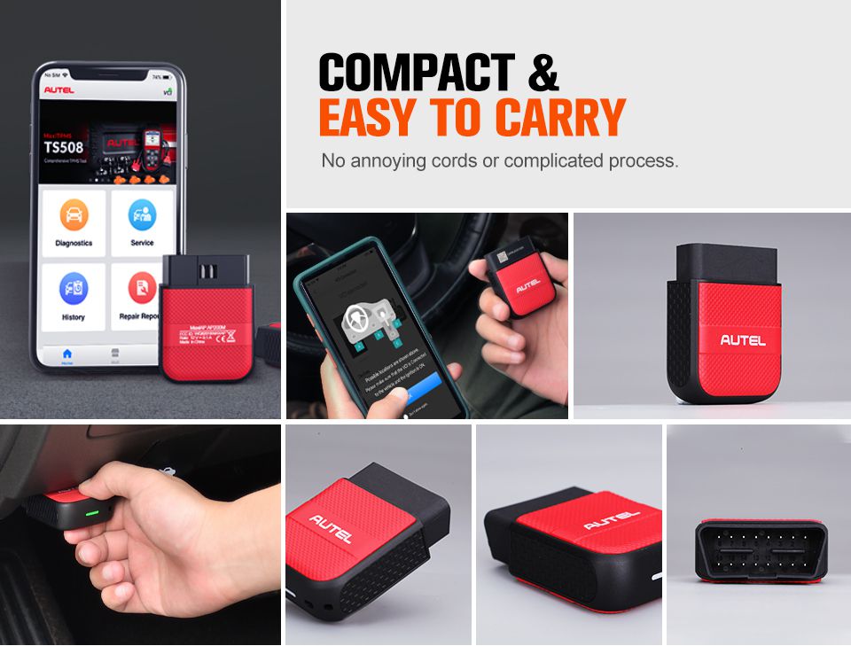Autel AP200M Bluetooth OBD2 디코더