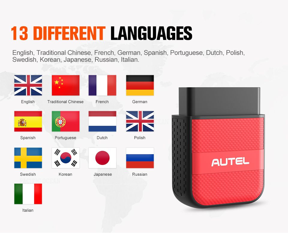 Autel AP200M Bluetooth OBD2 디코더