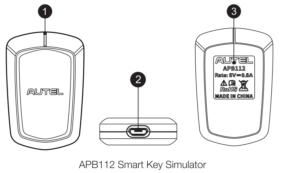 Simulador de clave inteligente autoel apb112 
