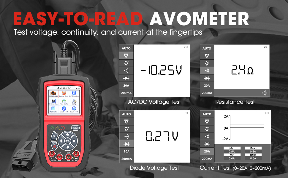 Autel AutoLink AL539B OBDII Code Reader 