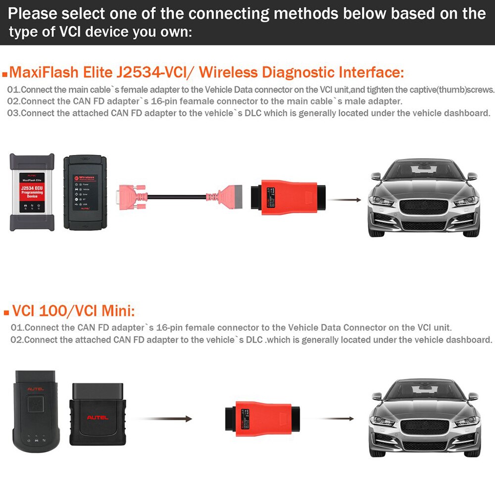 100% Original Autel CAN FD Adapter 