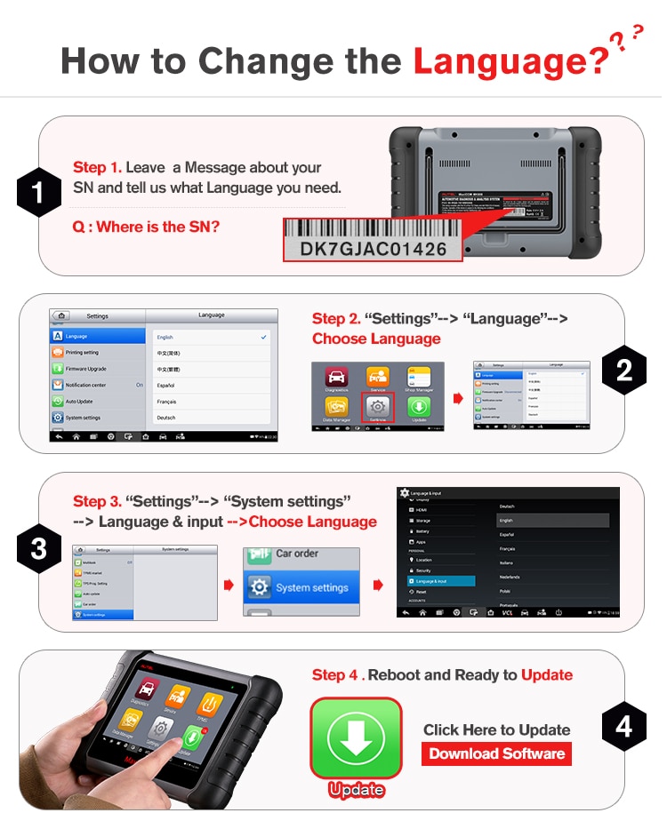 Autel MaxiCOM MK808TS Auto TPMS Relearn Tool