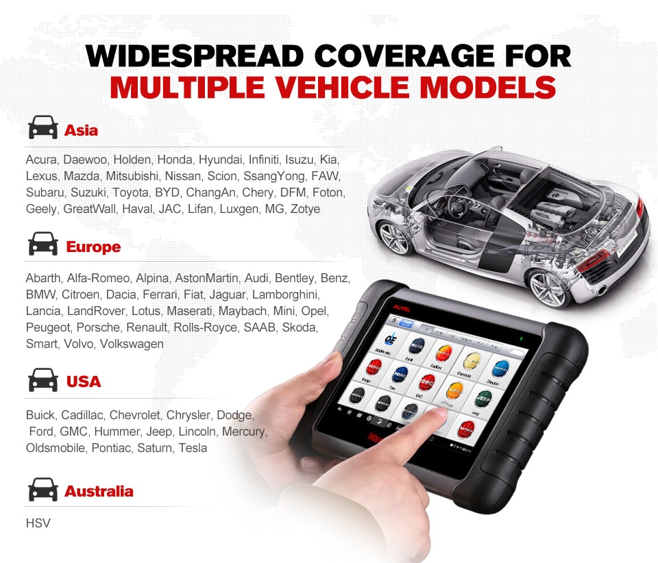 Autel MaxiCOM MK808TS Auto TPMS Relearn Tool