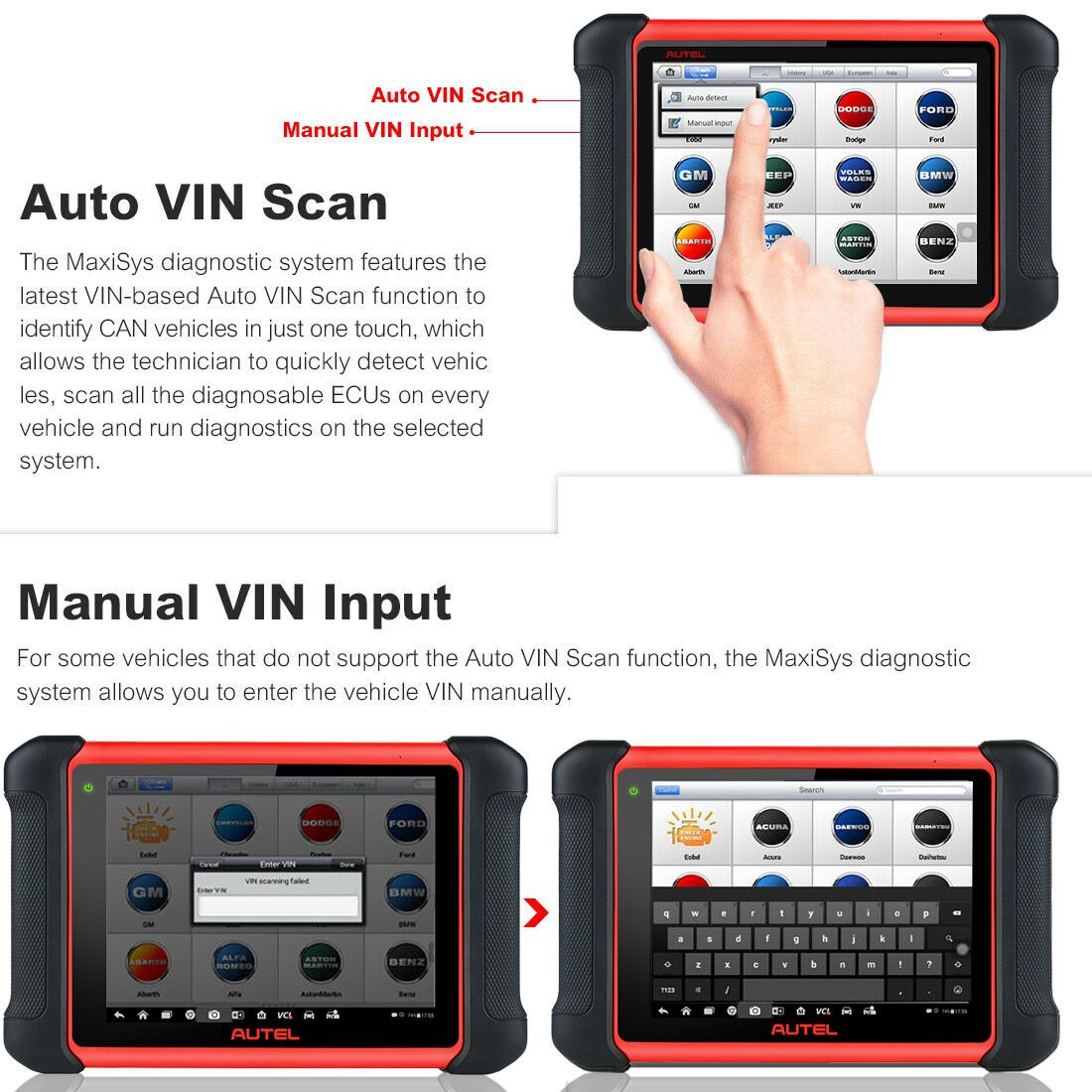 Autel MaxiCOM MK906BT Diagnostic Tool Bluetooth Scanner