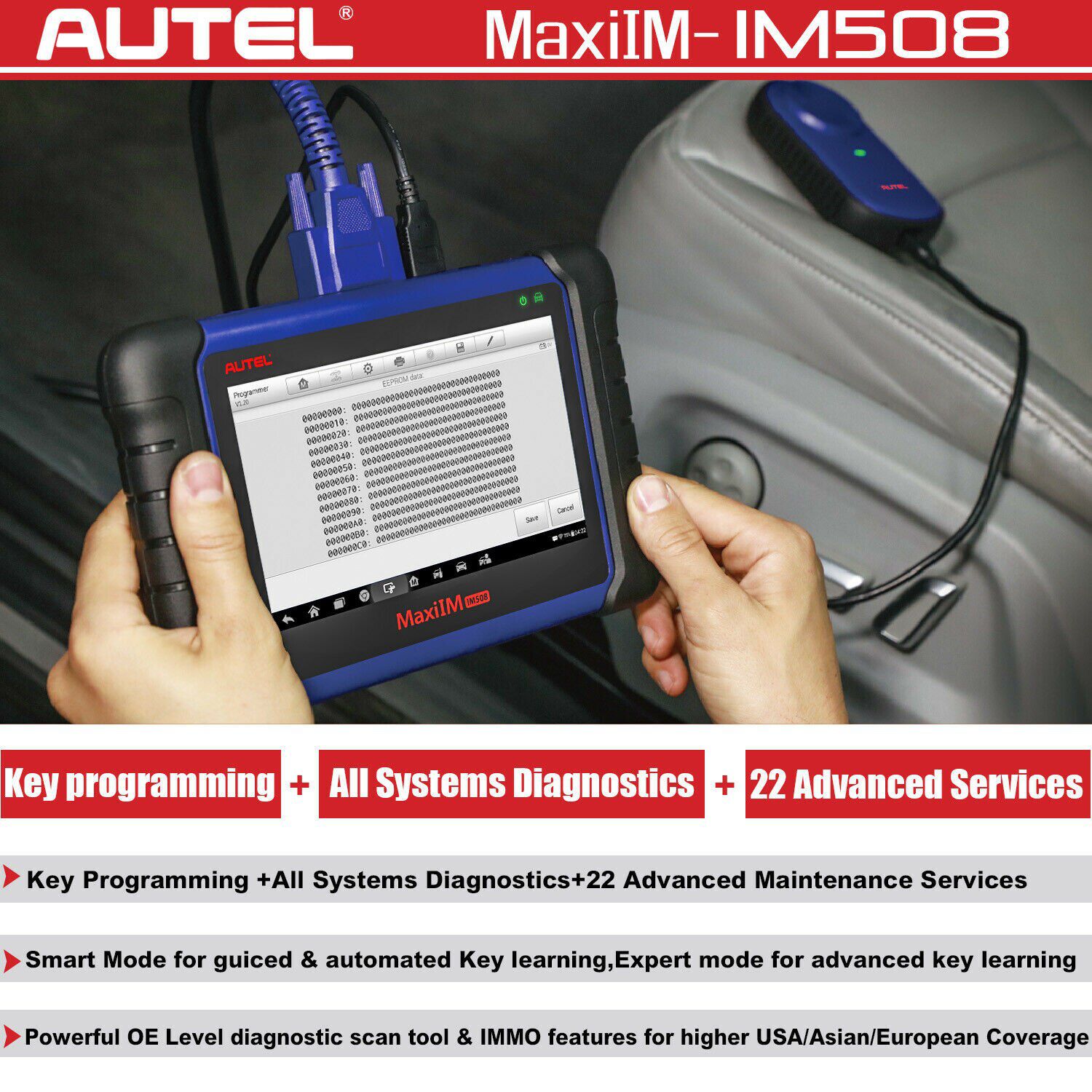 Original Autel MaxiIM IM508 Advanced IMMO & Key Programm