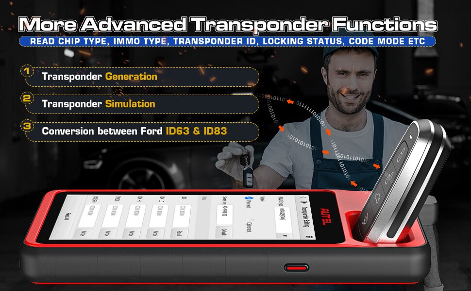 2022 Autel MaxiIM KM100 KM100E Universal Key Generator 