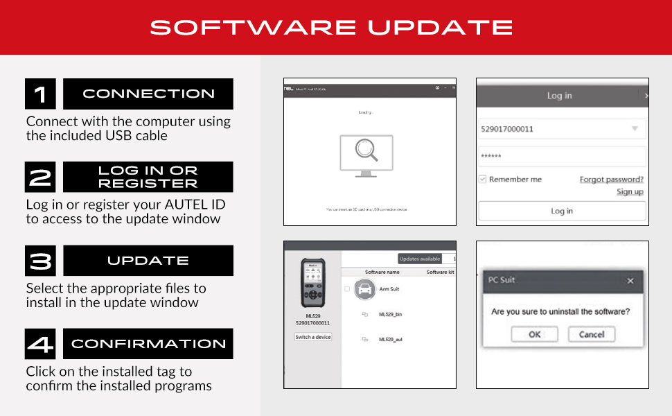 Actualización de autoel maxilink ml529