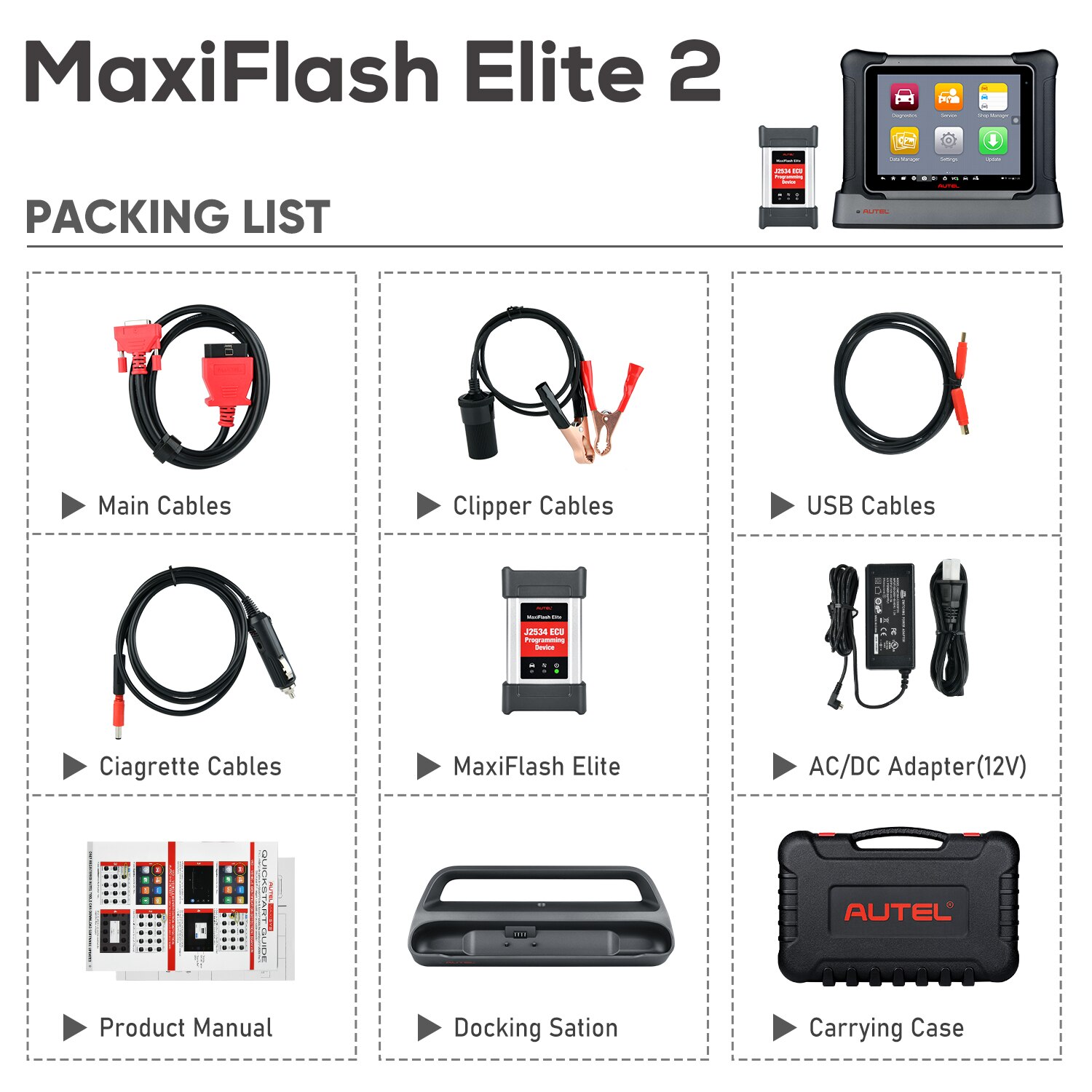 Autel Maxisys Elite II OBD2 Diagnostic Scanner Tool