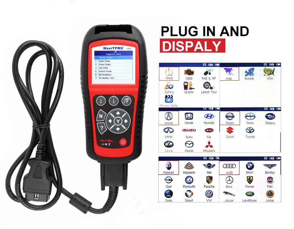 Herramientas de diagnóstico y mantenimiento de autoel maxitpms ts601 tpms