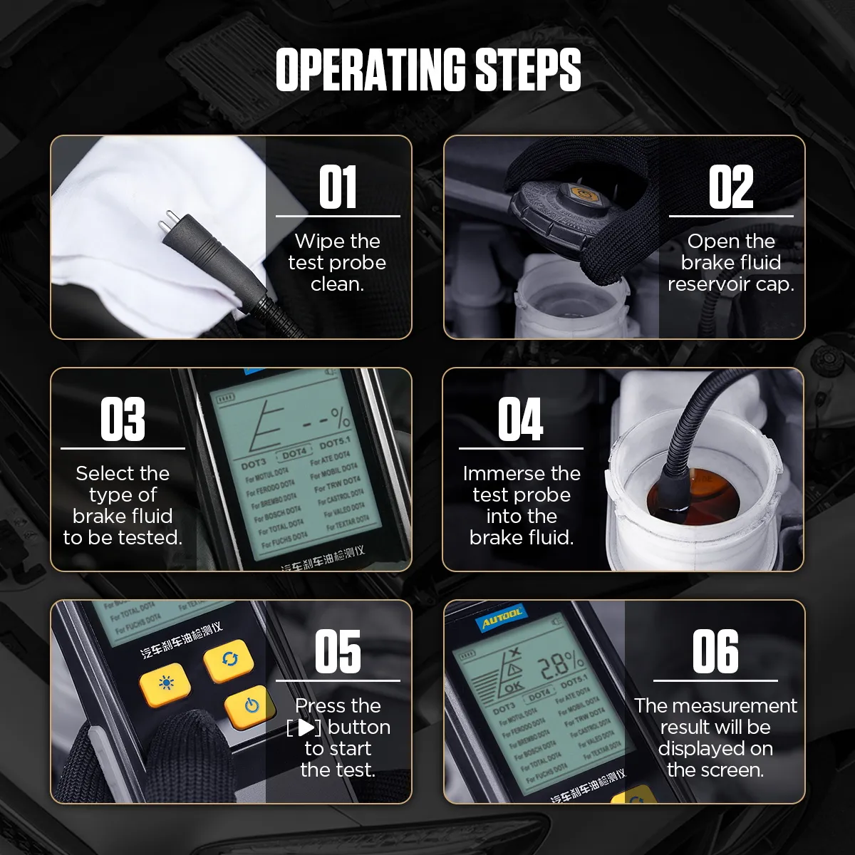 AUTOOL AS502 Brake Fluid Tester