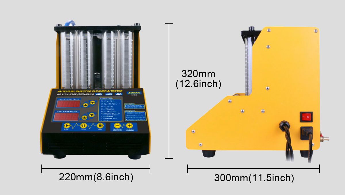 Autool ct150 probador de inyectores de combustible para automóviles