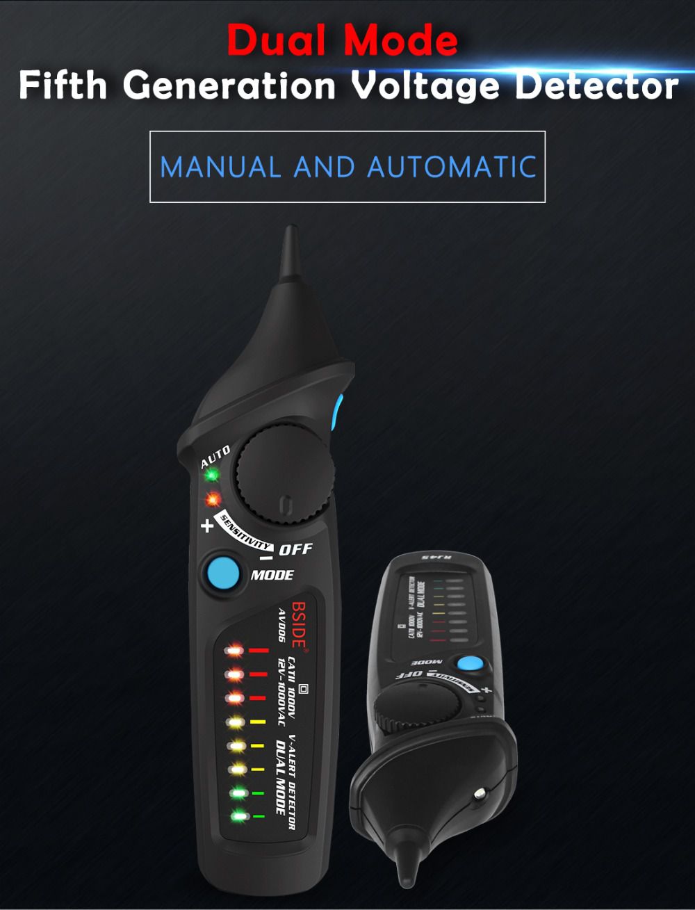 AVD06 Dual Mode Non-contact Voltage Detector Wire Breakpoint Detection