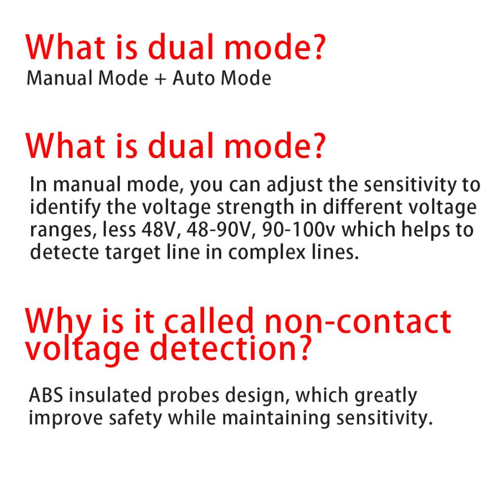 AVD06 Dual Mode Non-contact Voltage Detector Wire Breakpoint Detection