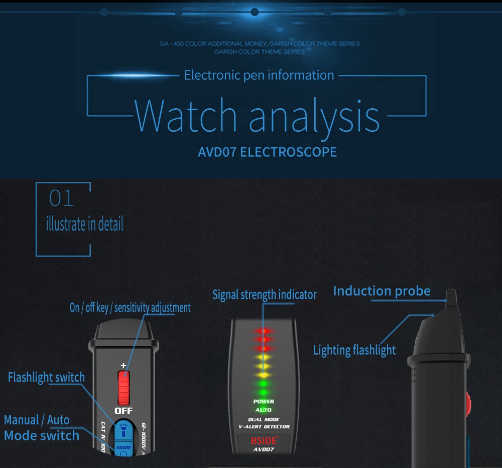 Detector de tensión no controlado 