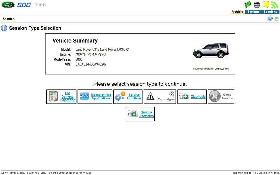 Jlr mangouse SDD Pro