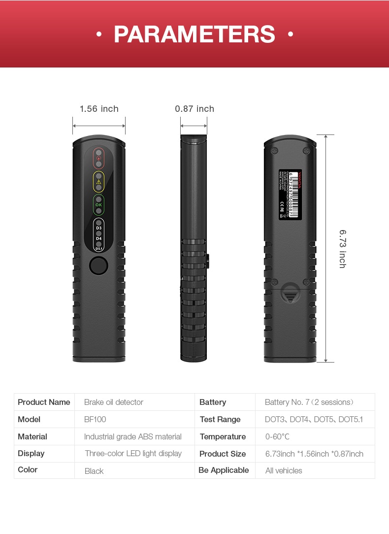 B100 Brake Fluid Tester