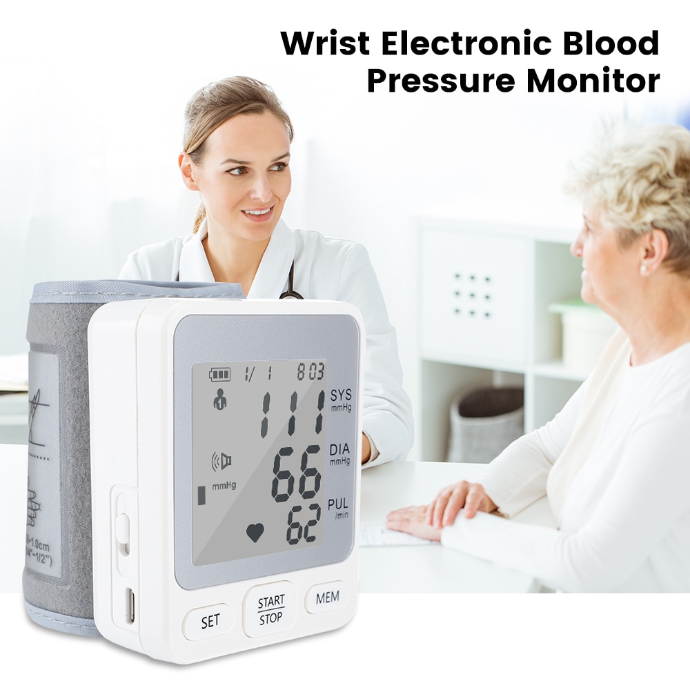 Medical Tensiome English Voice Cuff Wrist Sphygmomanomet