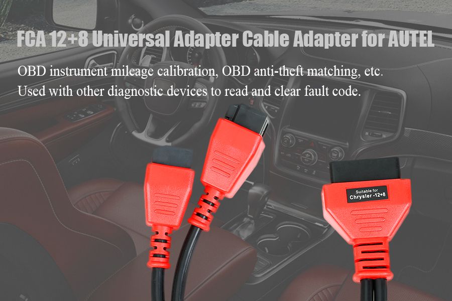 Adaptadores autoel Chrysler 12 + 8 