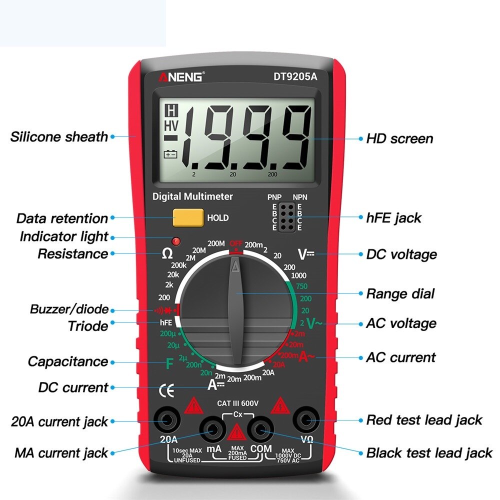 Newly Digital True RMS Professional Multimeter