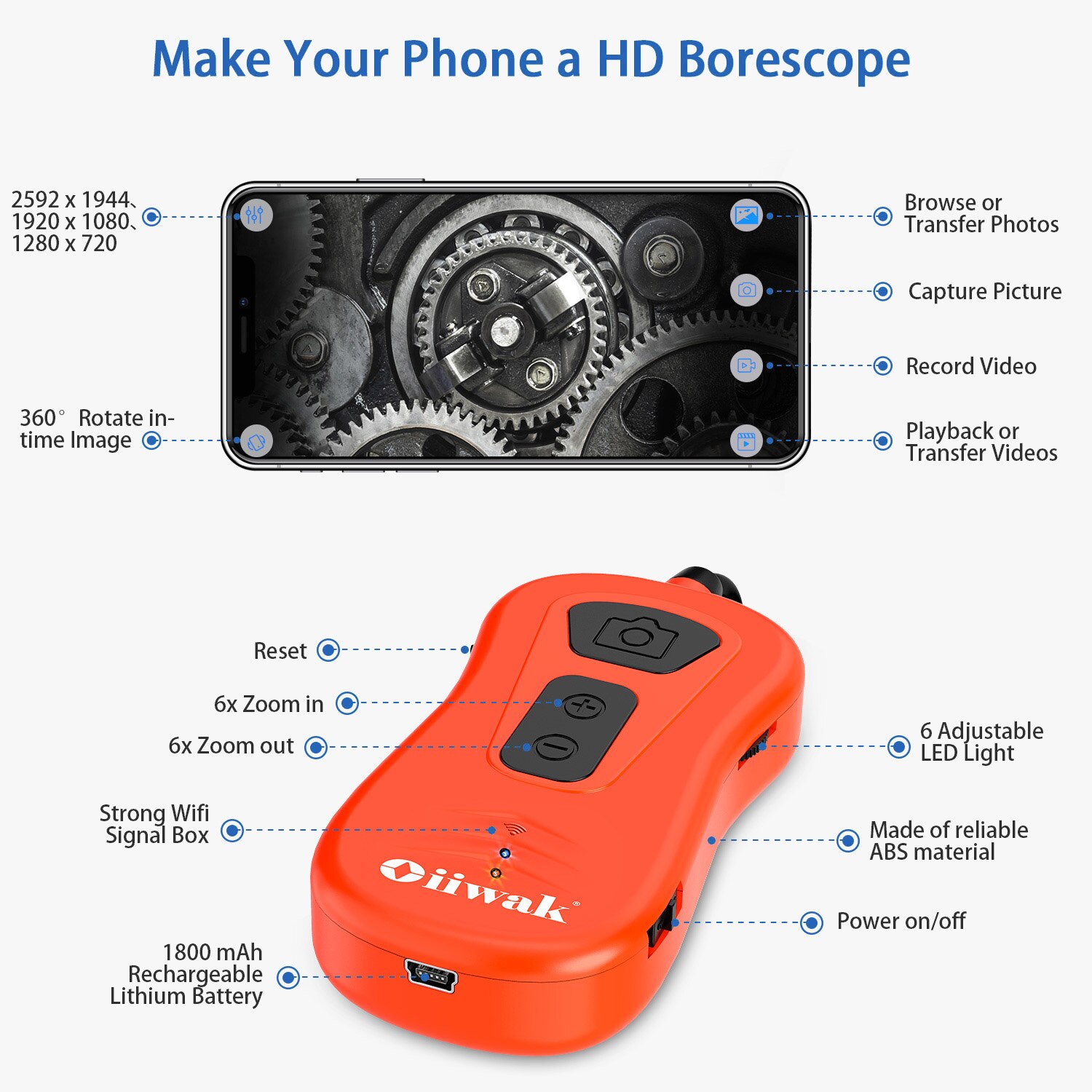WiFi Endoscope Camera
