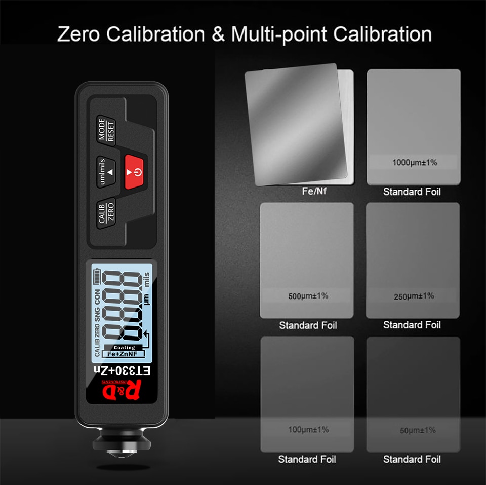 R&D ET330 Car Paint Thickness Gauge