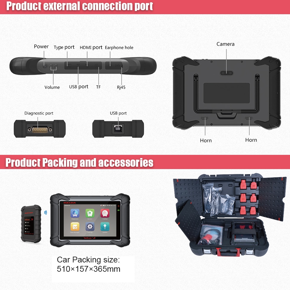 Eucleia Tabscan S8 Automotive Scanner