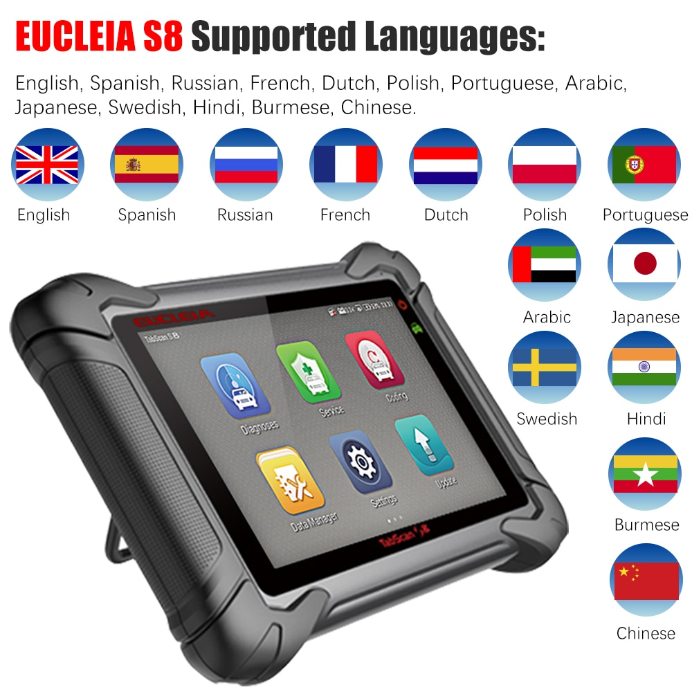 Eucleia Tabscan S8 Automotive Scanner