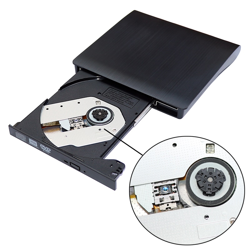 USB 3.0 ultra delgado DVD externo RW CD escritor unidad