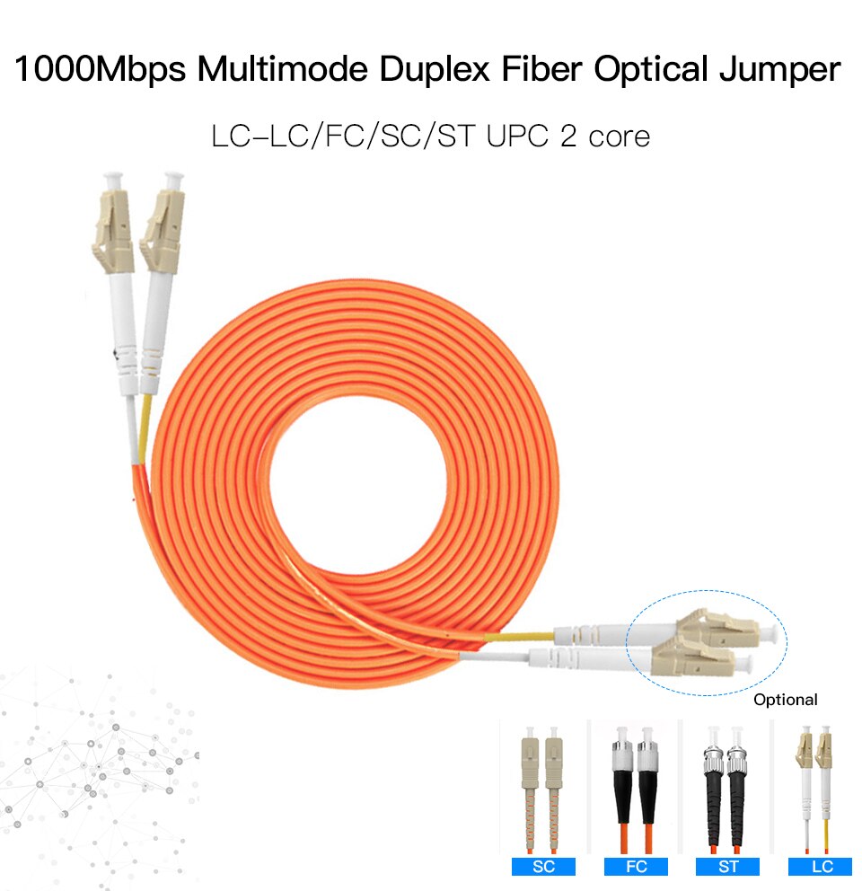 Fibra óptica LC - LC multimodo onti 1000mbps 