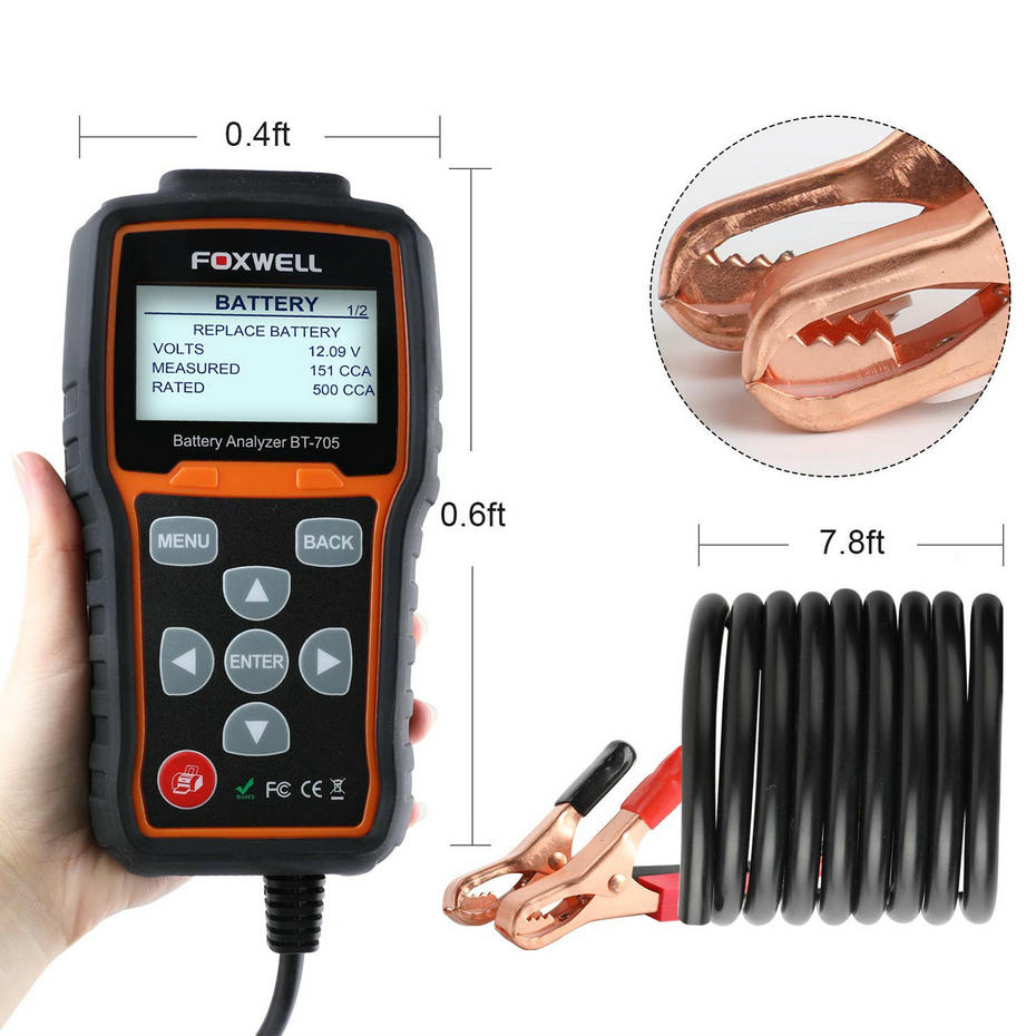 FOXWELL BT705 Battery Tester