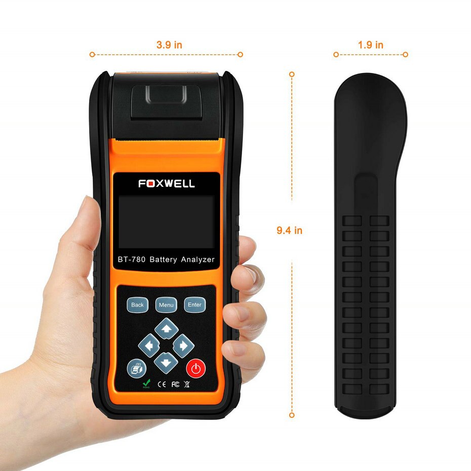 Prueba de batería foxwell bt780 12v