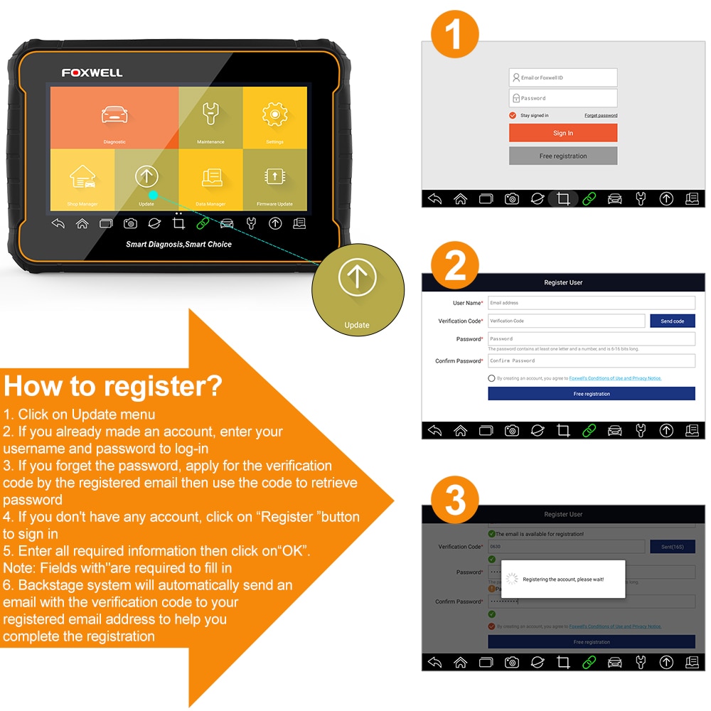 Foxwell GT60 Plus Full System OBD2 Automotive Scanner