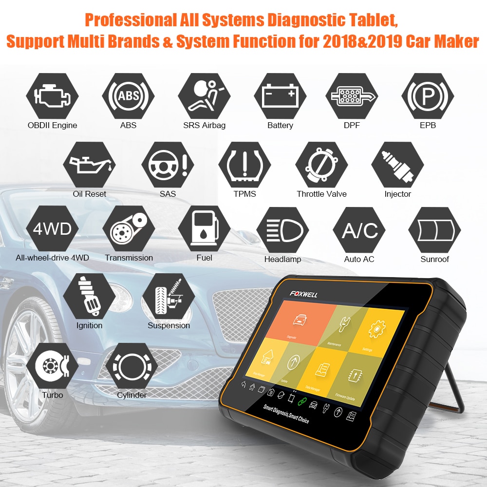 Foxwell GT60 Plus Full System OBD2 Automotive Scanner