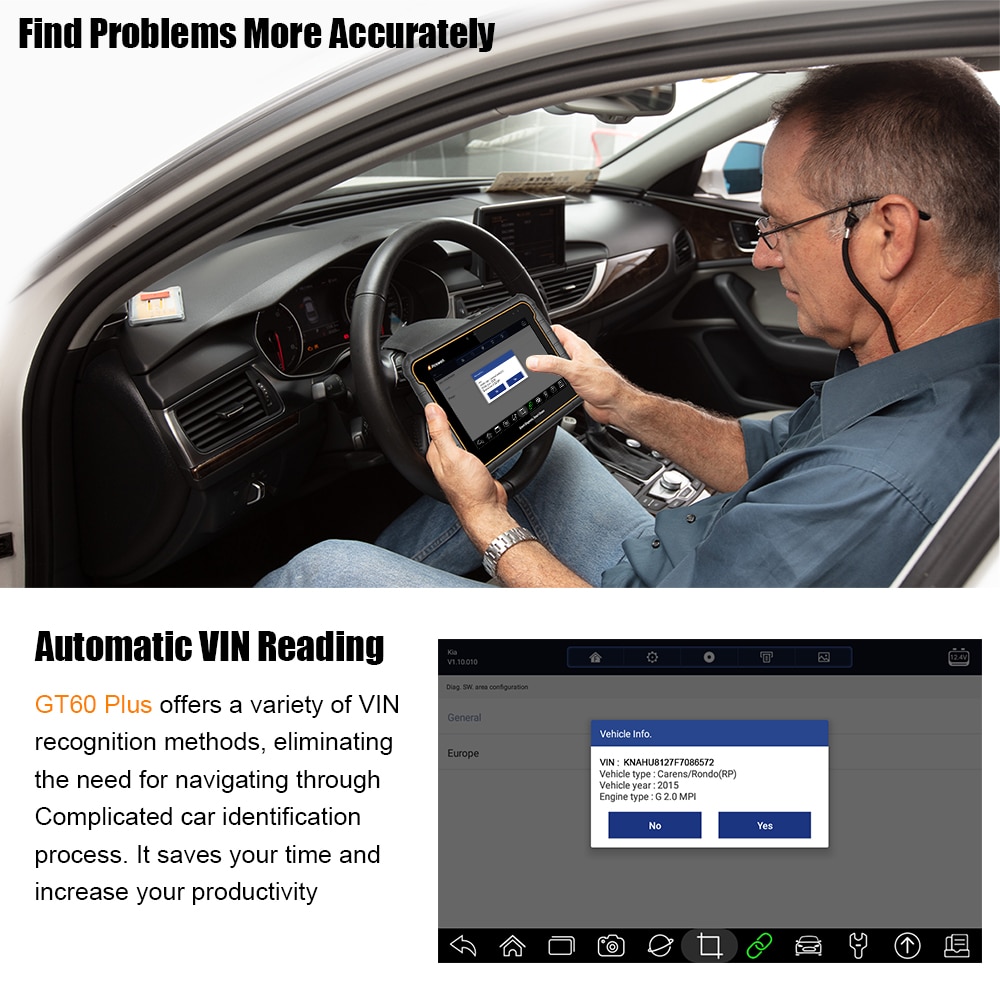 Foxwell GT60 Plus Full System OBD2 Automotive Scanner