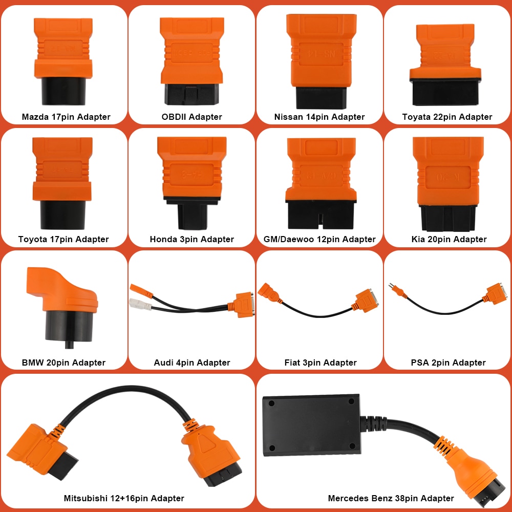 Escáneres de diagnóstico obd2 para todo el sistema forkswell gt65