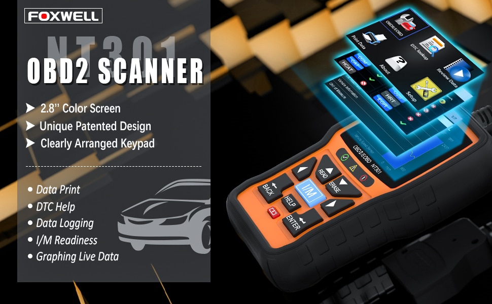 Foxwell nt301 can OBDII / eobd Code Reader 