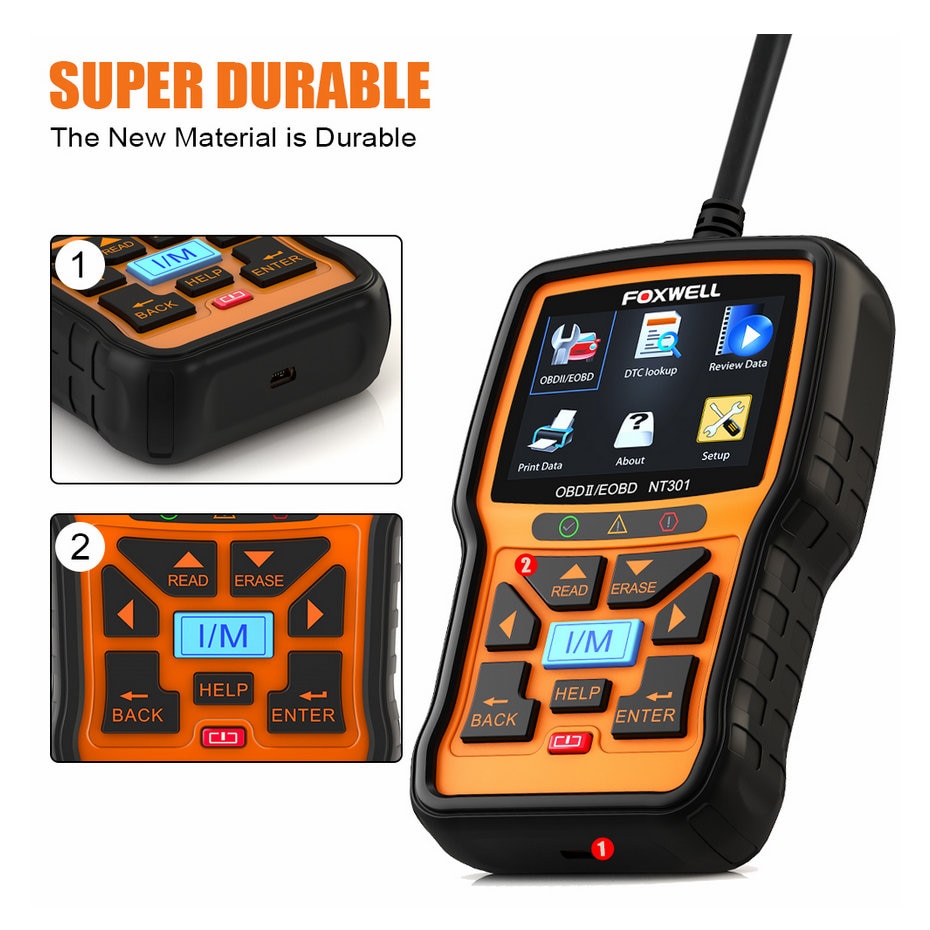 Foxwell nt301 can OBDII / eobd Code Reader 