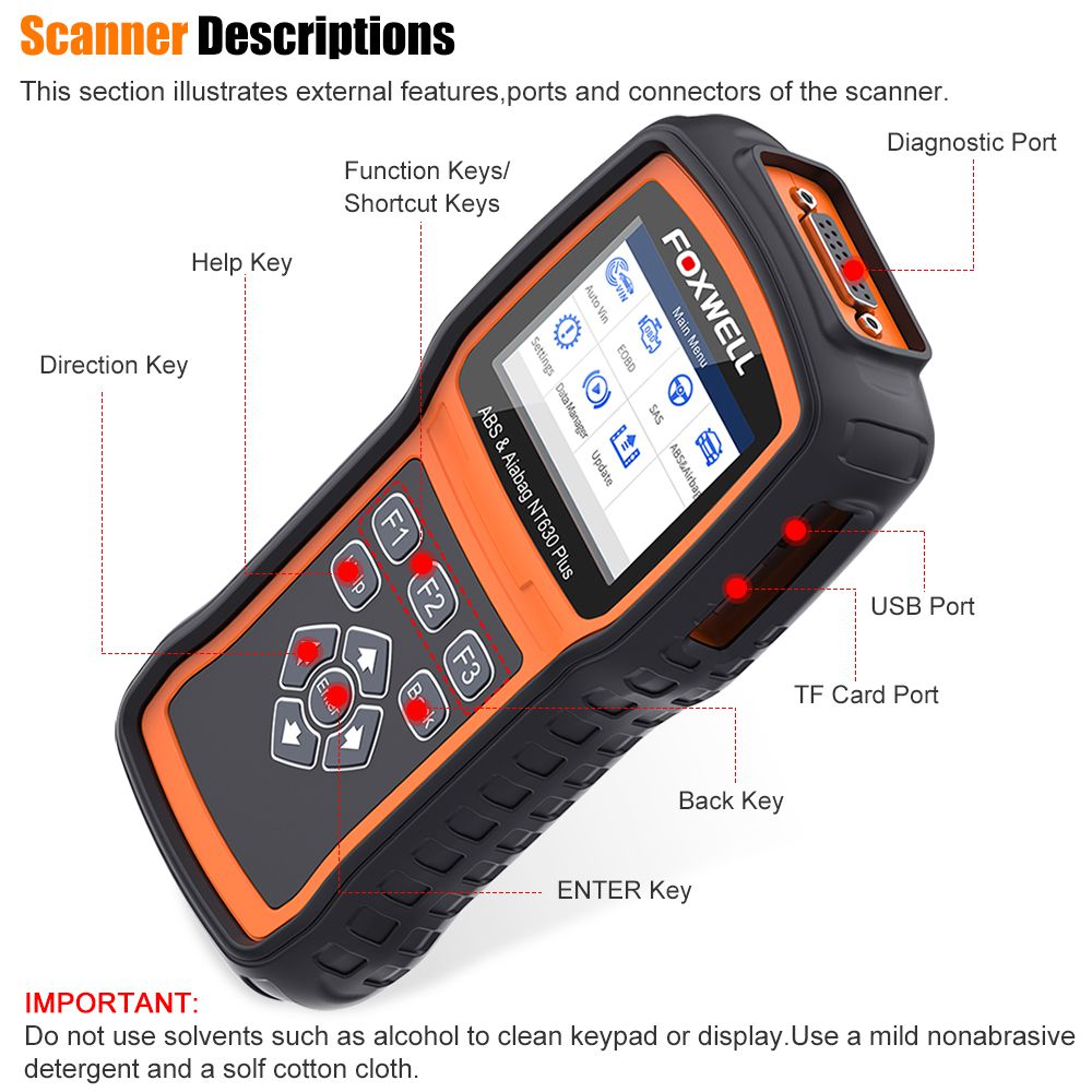 Foxwell NT630 Plus OBD2 Car Diagnostic Tool