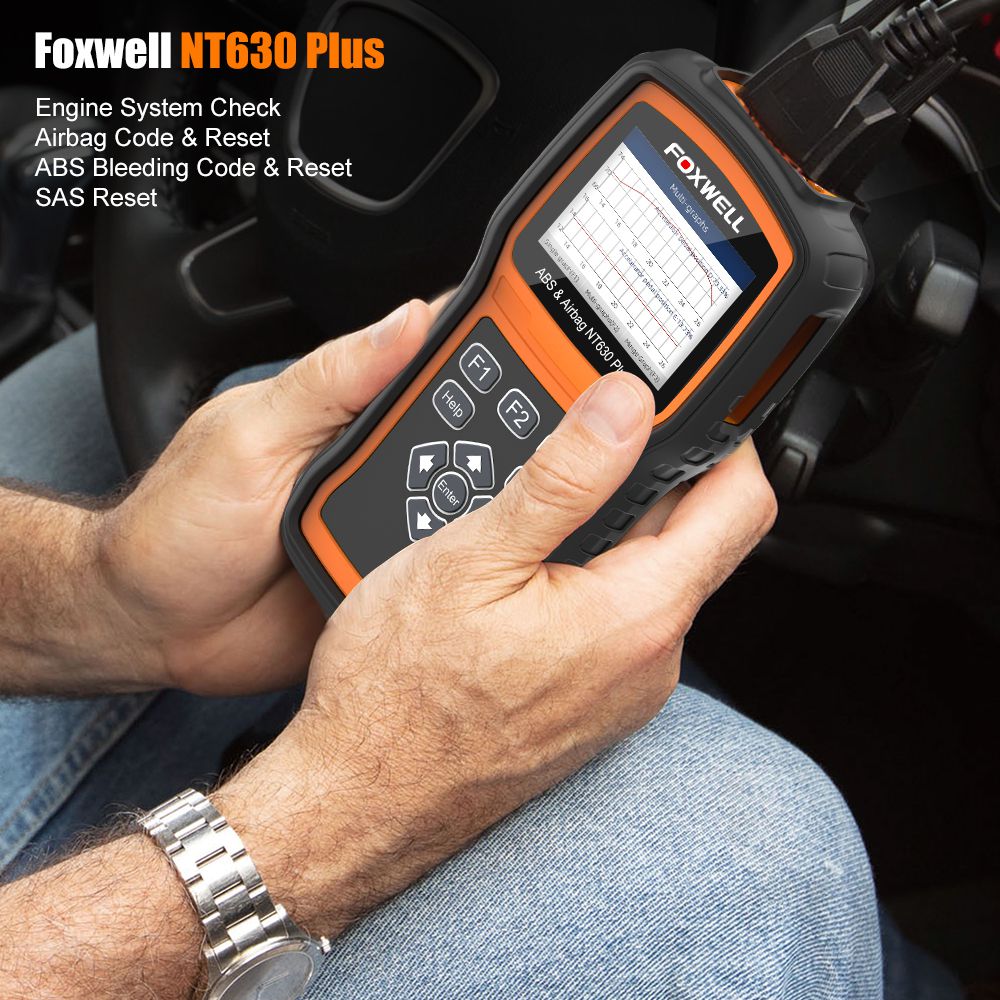 Foxwell nt630 plus obd2 herramienta de diagnóstico automotriz