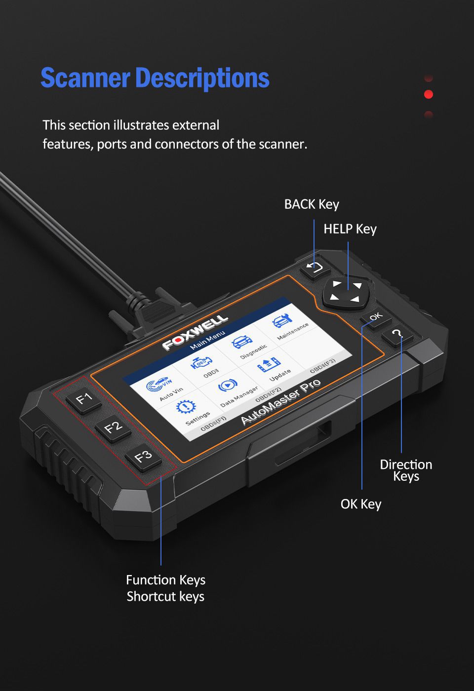 Foxwell nt644 elite todo el sistema OBD obd2 escáneres