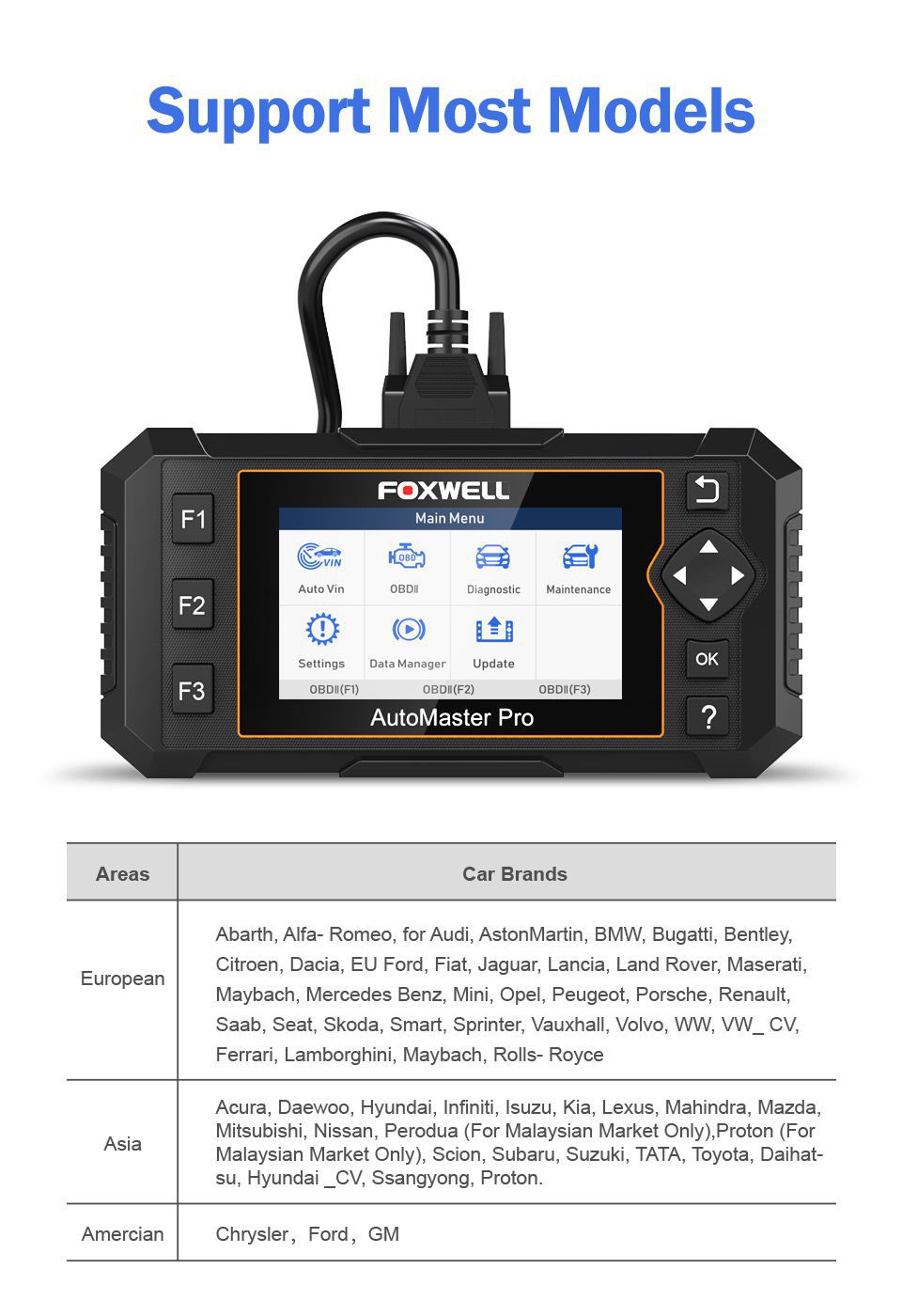 Foxwell nt644 elite todo el sistema OBD obd2 escáneres