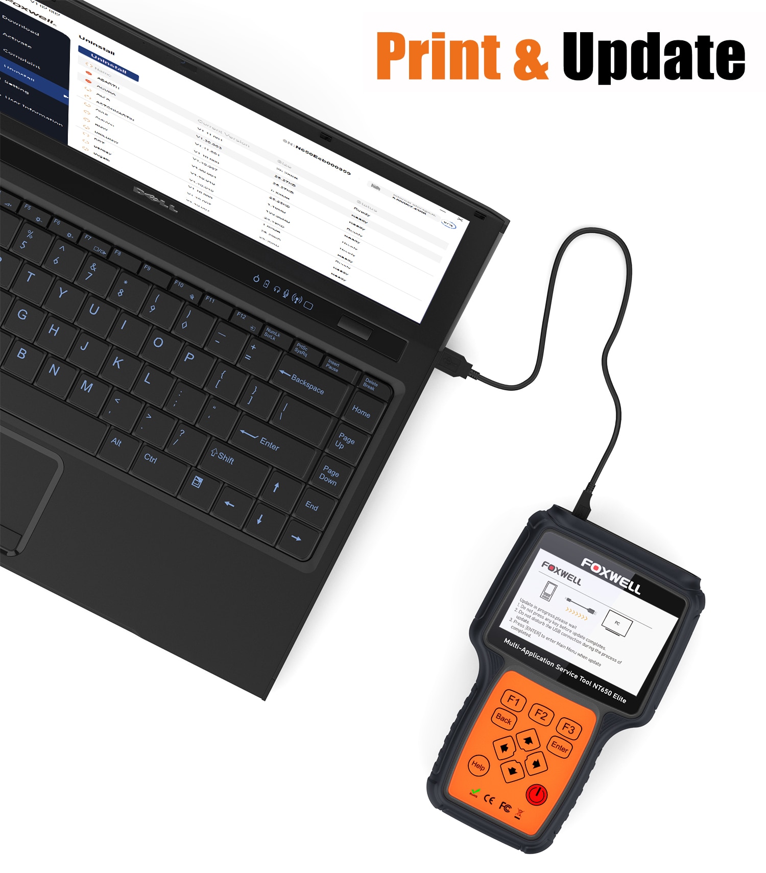 FOXWELL NT650 Elite OBD2 EOBD Diagnosewerkzeug