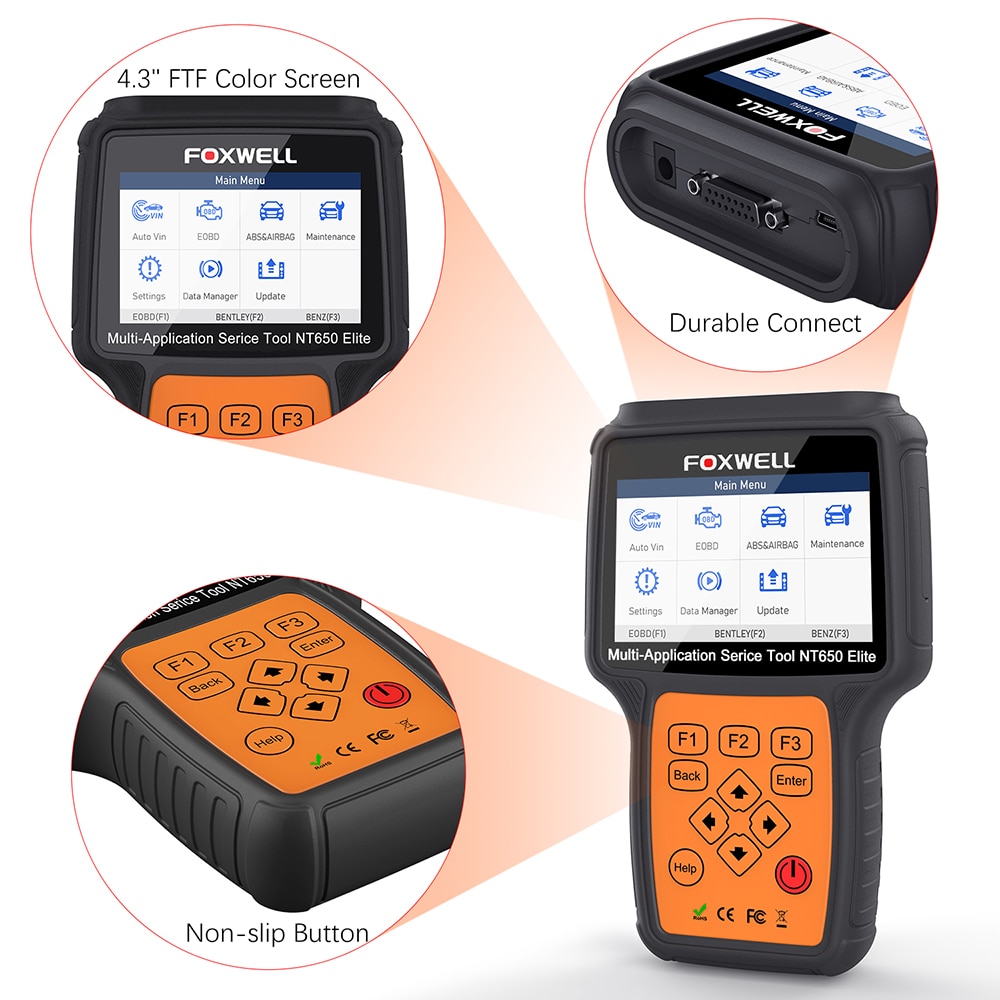 FOXWELL NT650 Elite OBD2 Automotive Scanner