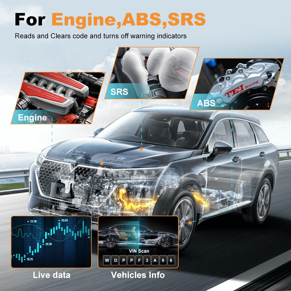 Foxwell nt650 elite obd2 escáneres automotrices