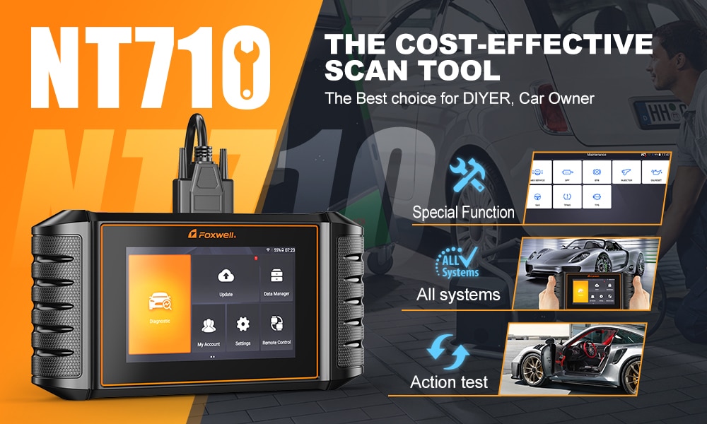 Foxwell NT710 Automotive OBD2 Code Reader