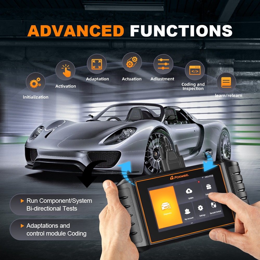 Lector de código obd2 para automóviles forkswell nt710