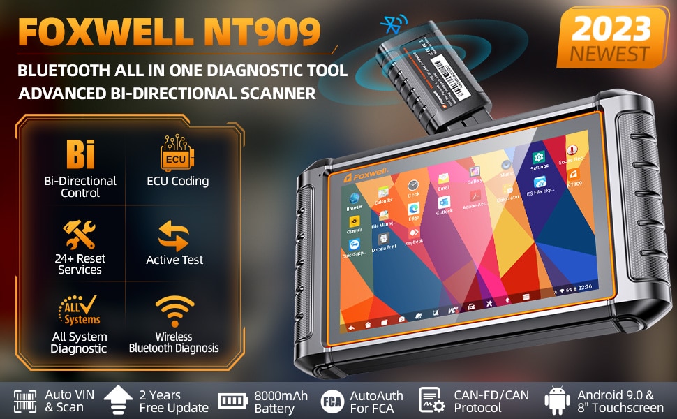 FOXWELL NT909 OBD2 Scanner