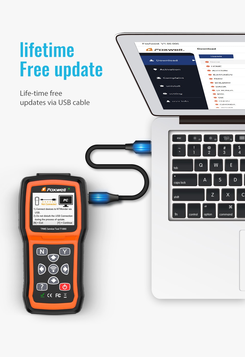 Foxwell T1000 TPMS Trigger Tool