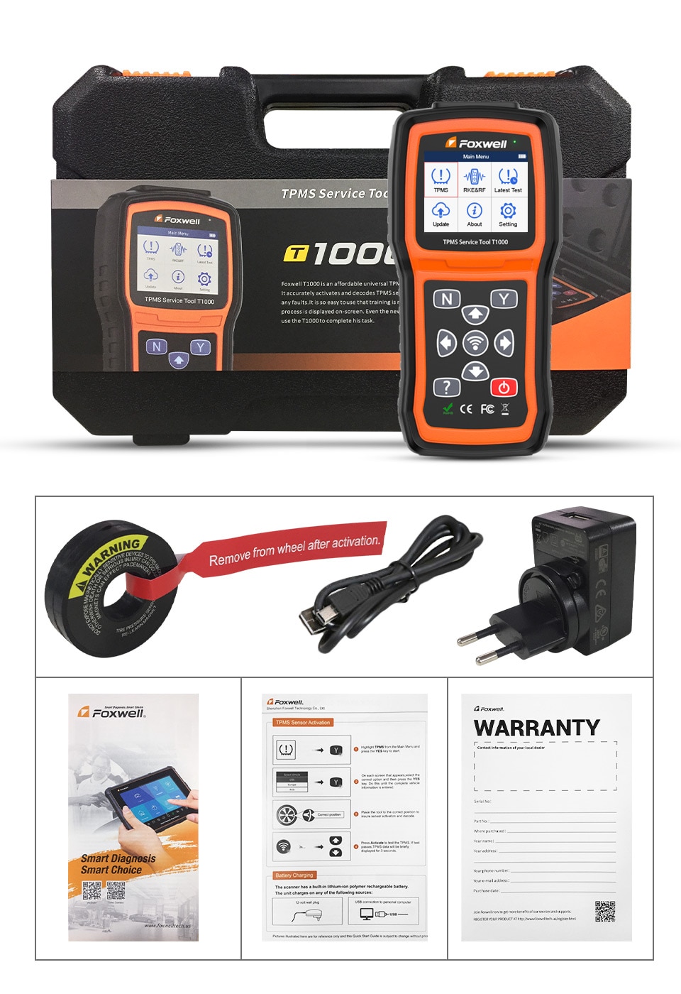 Foxwell t1000 tpms trigger Tool